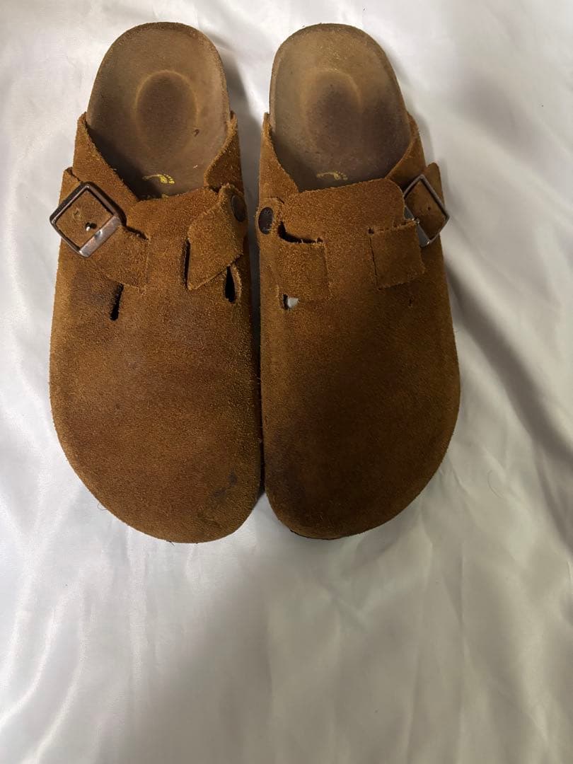 ビルケンシュトック　ボストン　42 27.0cm スウェード レザー ブラウン