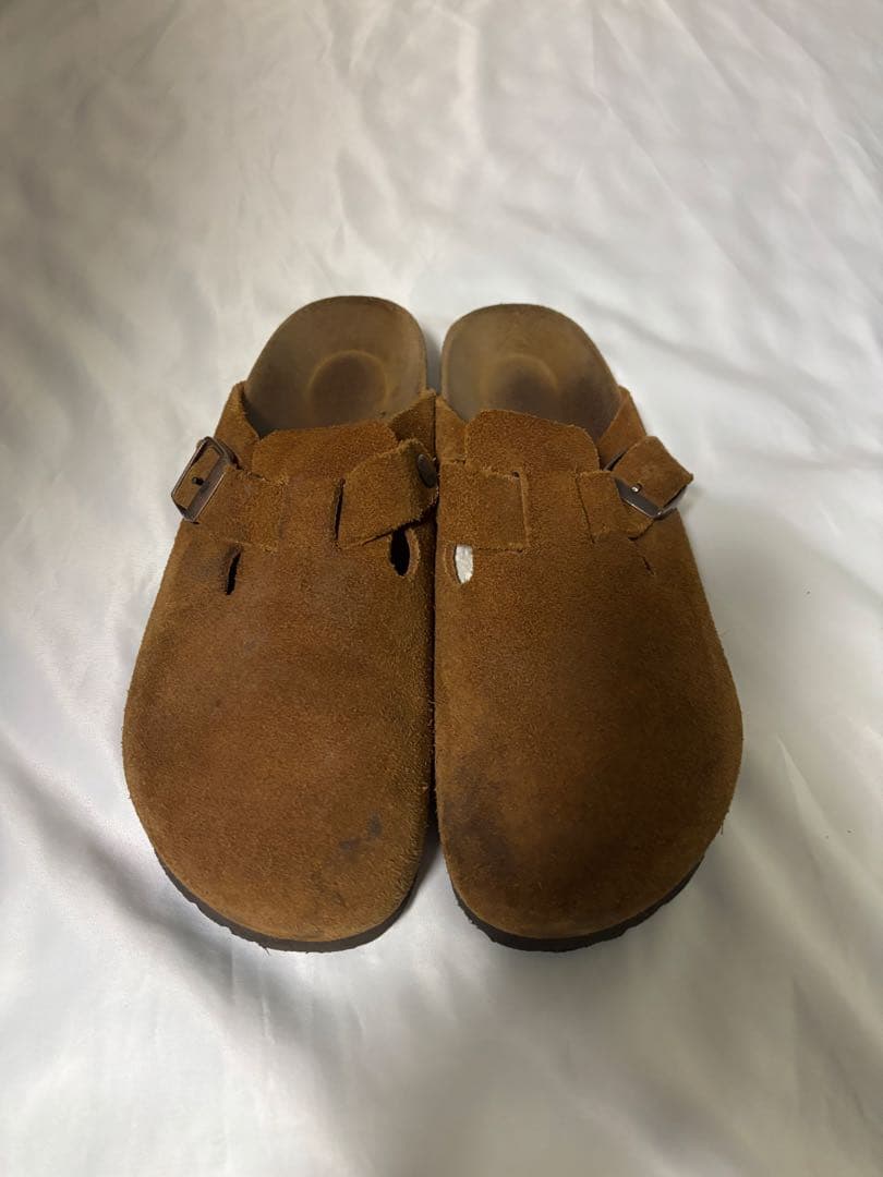 ビルケンシュトック　ボストン　42 27.0cm スウェード レザー ブラウン