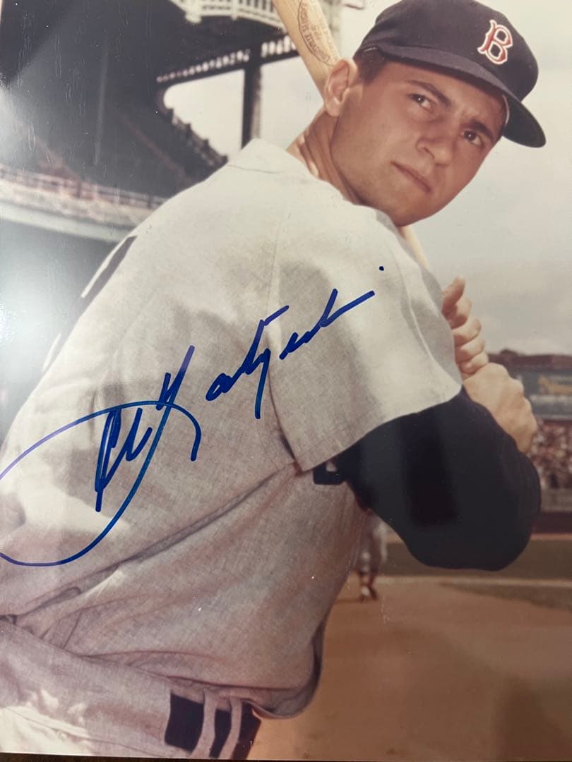 Carl Yastrzemski 直筆サイン入りフォトプラーク