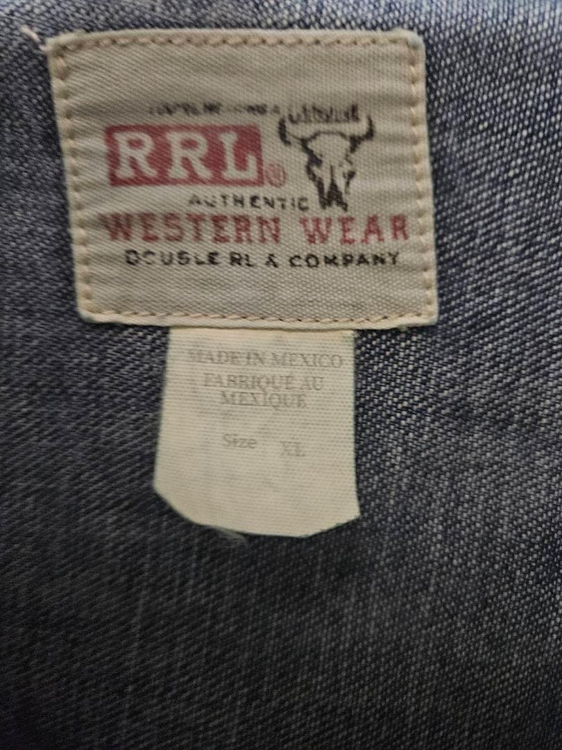 送料無料/新品未使用　DOUBLE RLウォシャブルGジャケットメキシコ産