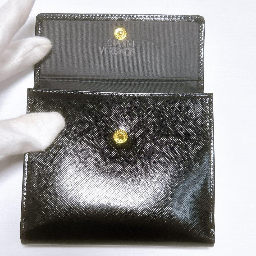 超レア✨新品未使用✨ジャンニヴェルサーチ 二つ折り財布 サンバースト ブラック