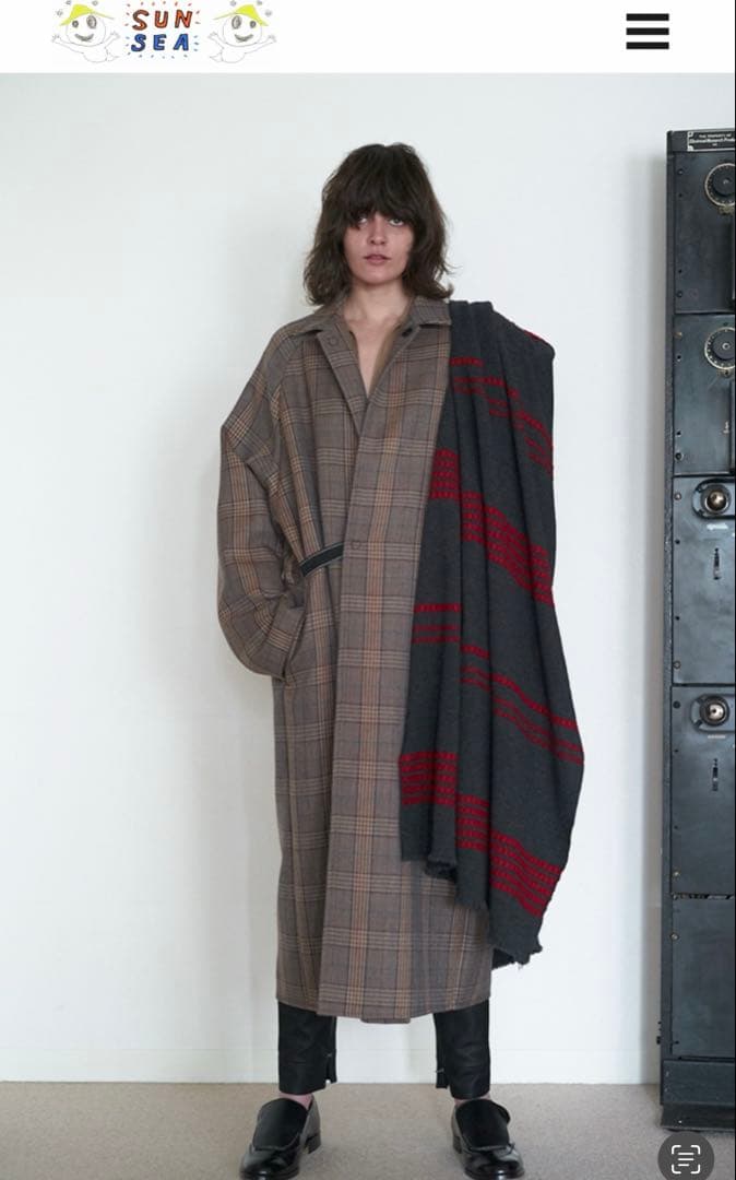 【美品】SUNSEA 2019aw DOMGOROSU STOLE