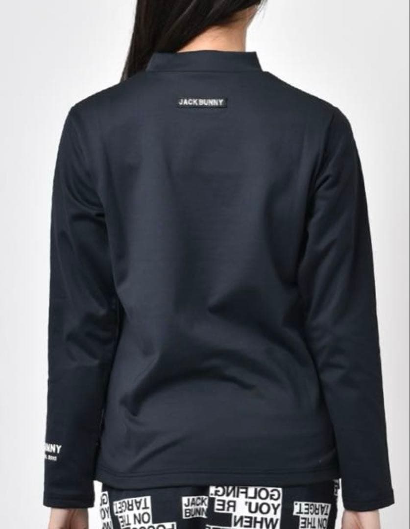 JACK BUNNY ジャックバニー　天竺長袖モックネックカットソー　2