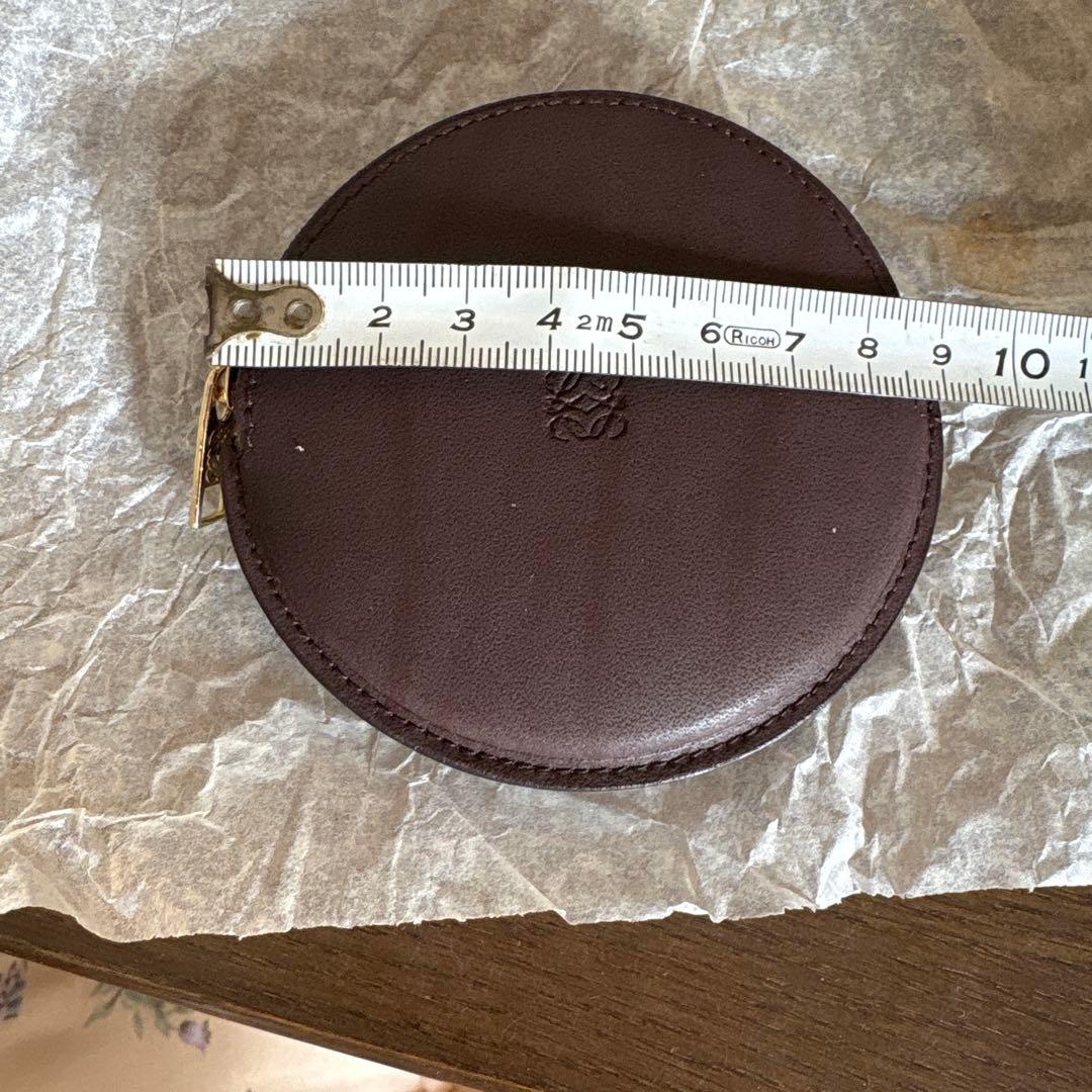 ロエベ　小銭入れ　こげちゃ色