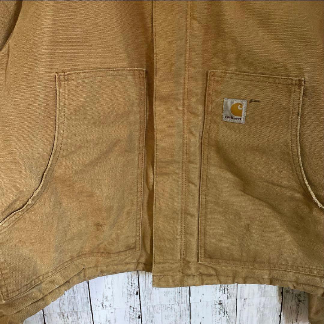 【海無し県】カーハート トラディショナルジャケット J02 ブラウン 44