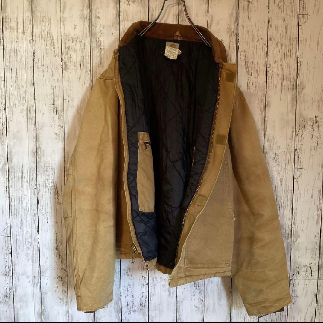 【海無し県】カーハート トラディショナルジャケット J02 ブラウン 44