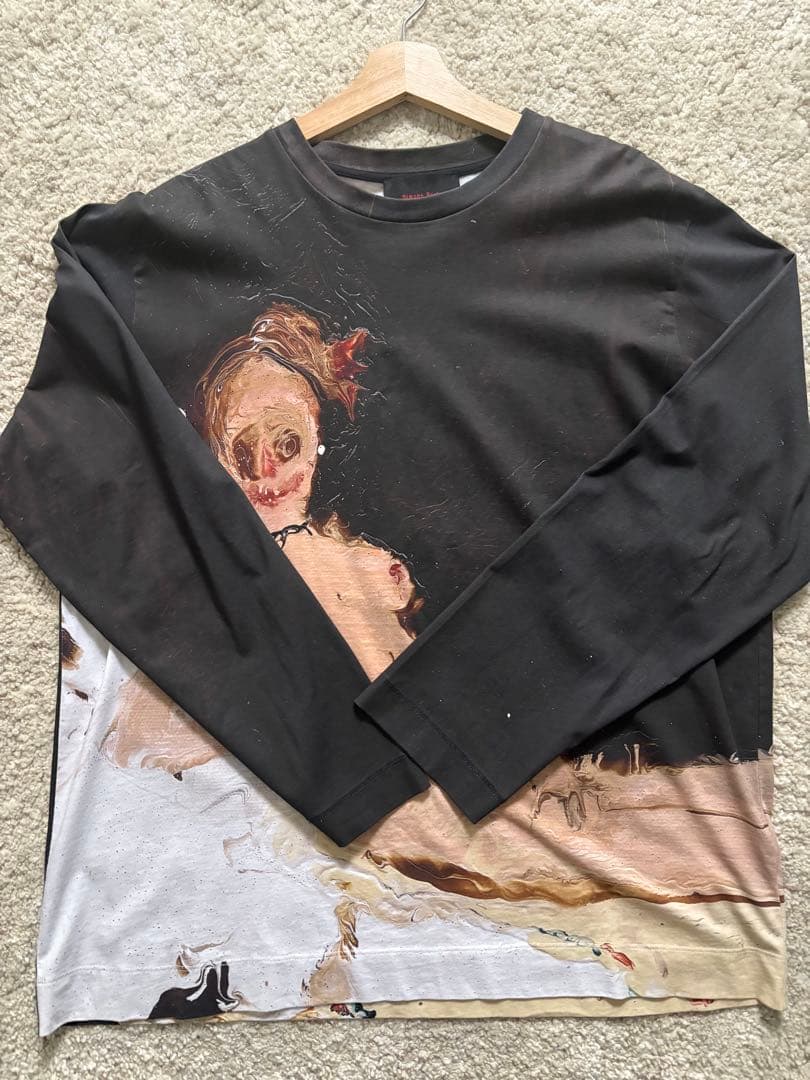 Simone Rocha Olympia プリント ロングスリーブTシャツ