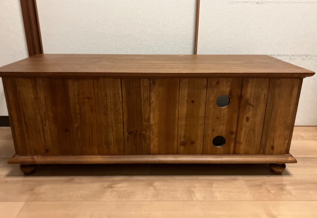 セール❣️ビーカンパニー　木製　テレビ台　テレビボード　アンティーク風　103㎝