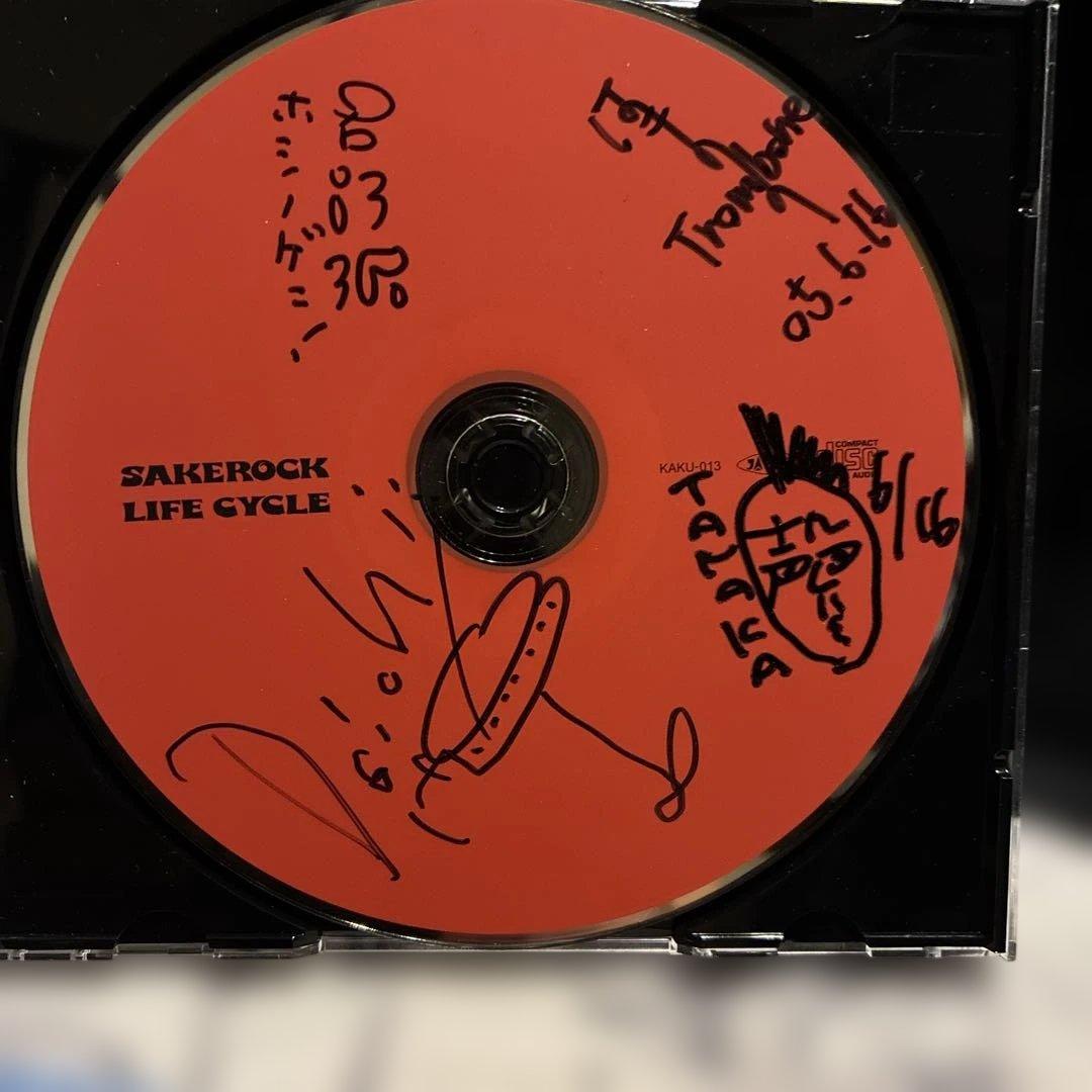 SAKEROCK/サイン入CD+ステッカー付/LIFE CYCLE/星野源