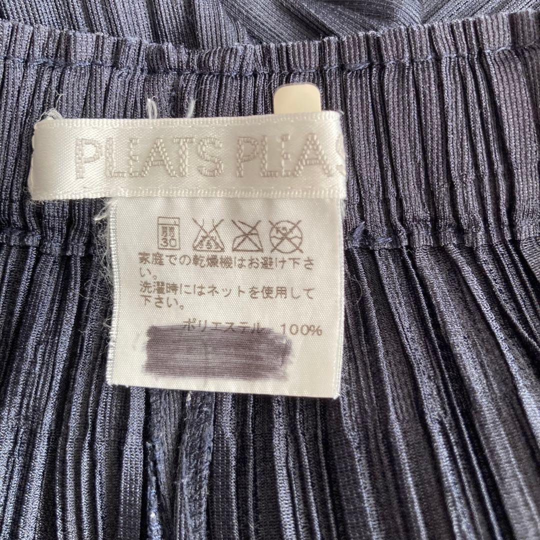 PLEATS PLEASE プリーツプリーズ　パンツ　ネイビー　サイズ1