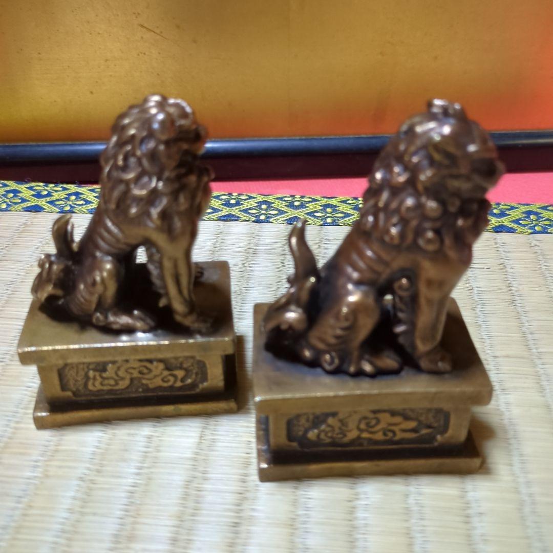 高岡銅器、狛犬神棚用