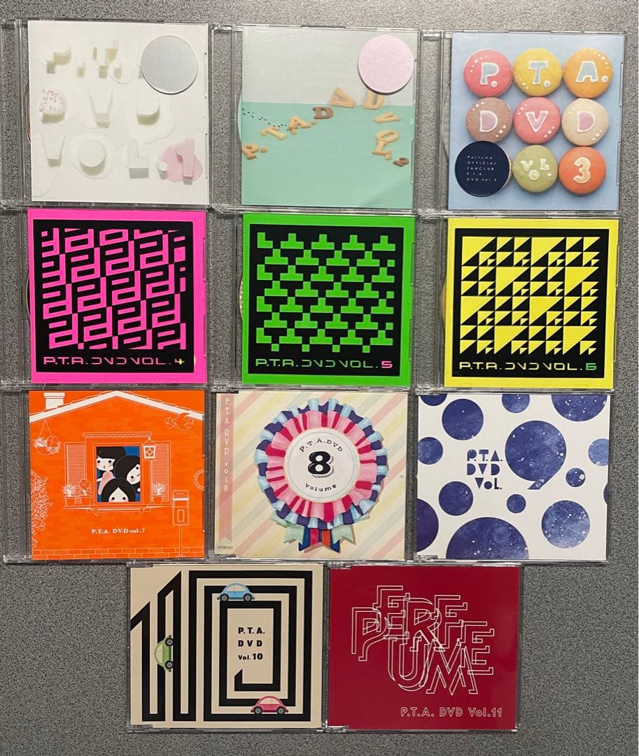 Perfume ファンクラブDVDvol.1〜11