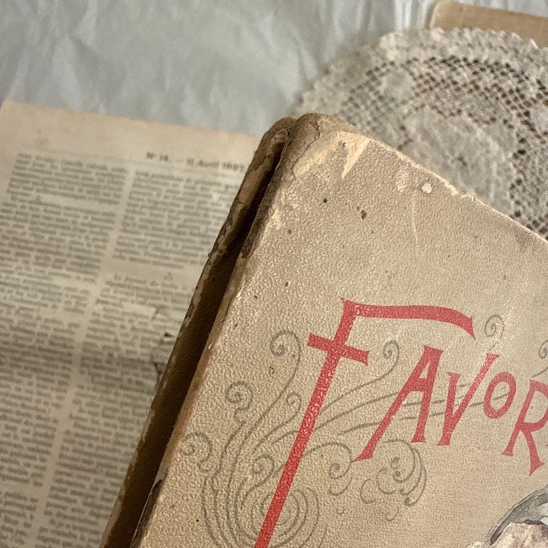 稀少1892年アンティーク愛らしい挿絵の絵本モードハンフリー洋書　童話　古書