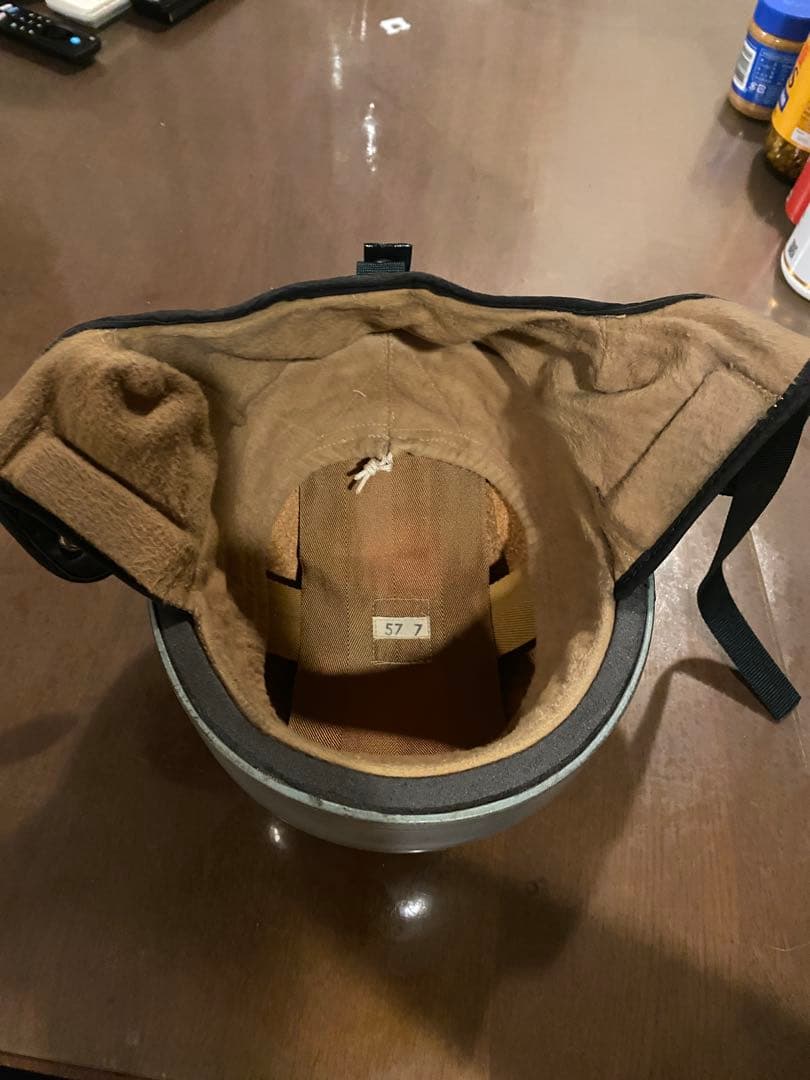 クロムウェル　シルバー 半帽ヘルメット 57-7