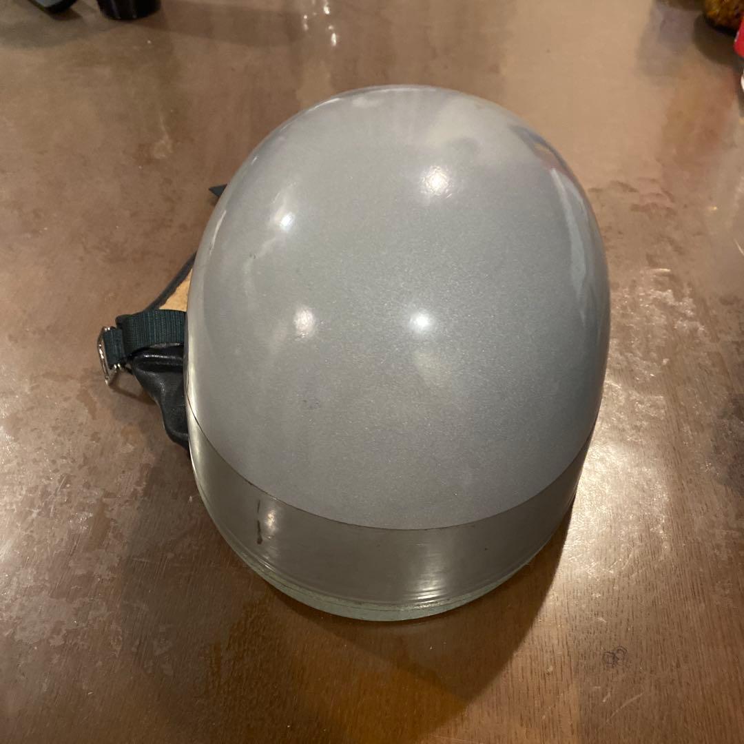 クロムウェル　シルバー 半帽ヘルメット 57-7