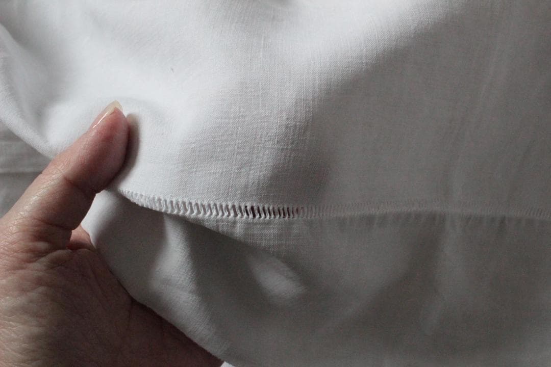 フランスアンティークイニシャルシーツ/モノグラムカバー/MONOGRAM“EL”