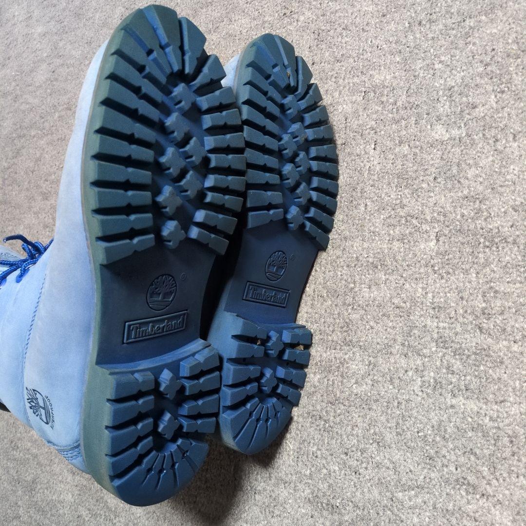 Timberlandブルーブーツ限定品最終値下げです。８日までの出品です。