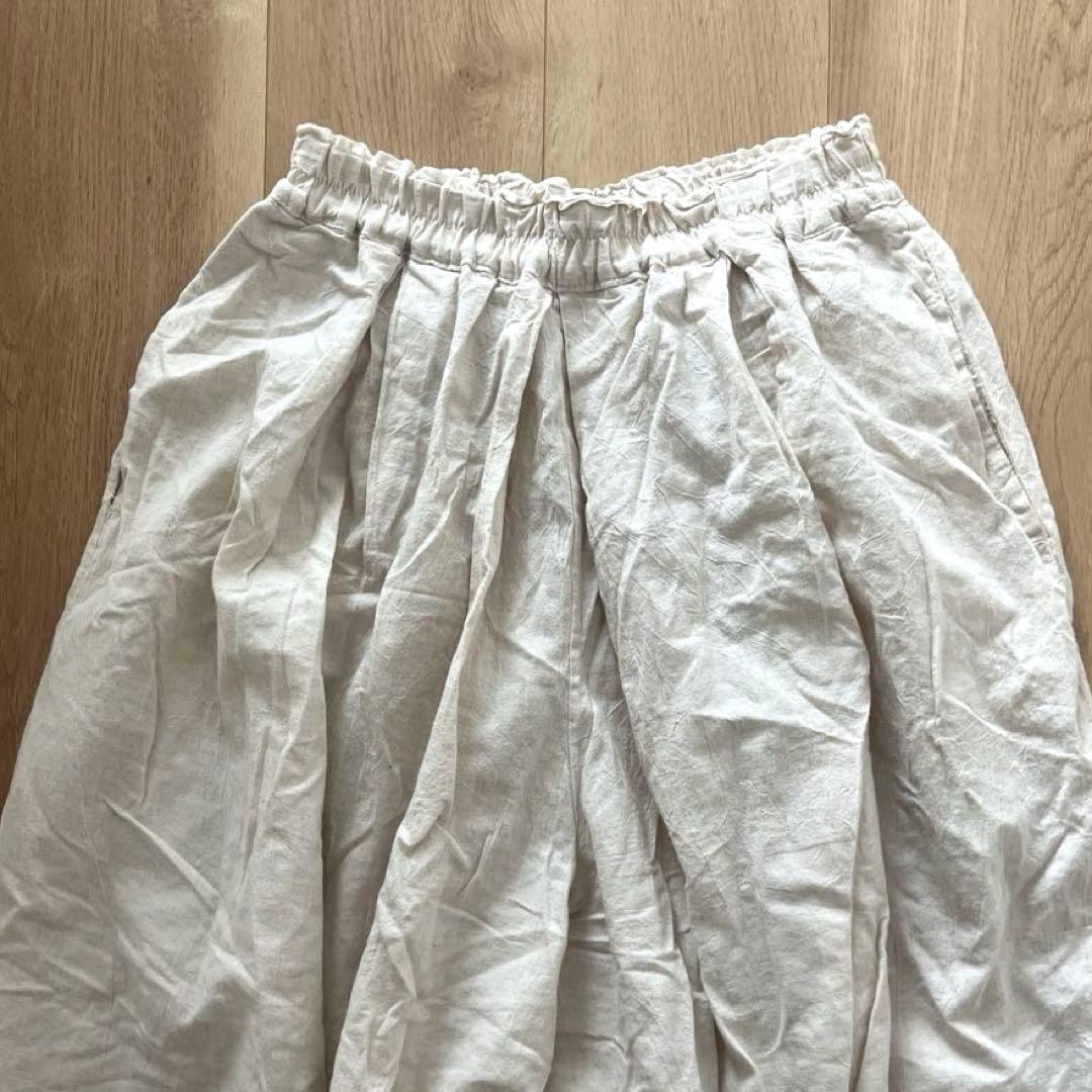 ヂェン先生の日常着 バルーンパンツ アイボリー フリーサイズ　オフホワイト