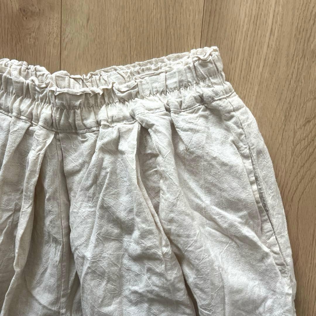 ヂェン先生の日常着 バルーンパンツ アイボリー フリーサイズ　オフホワイト