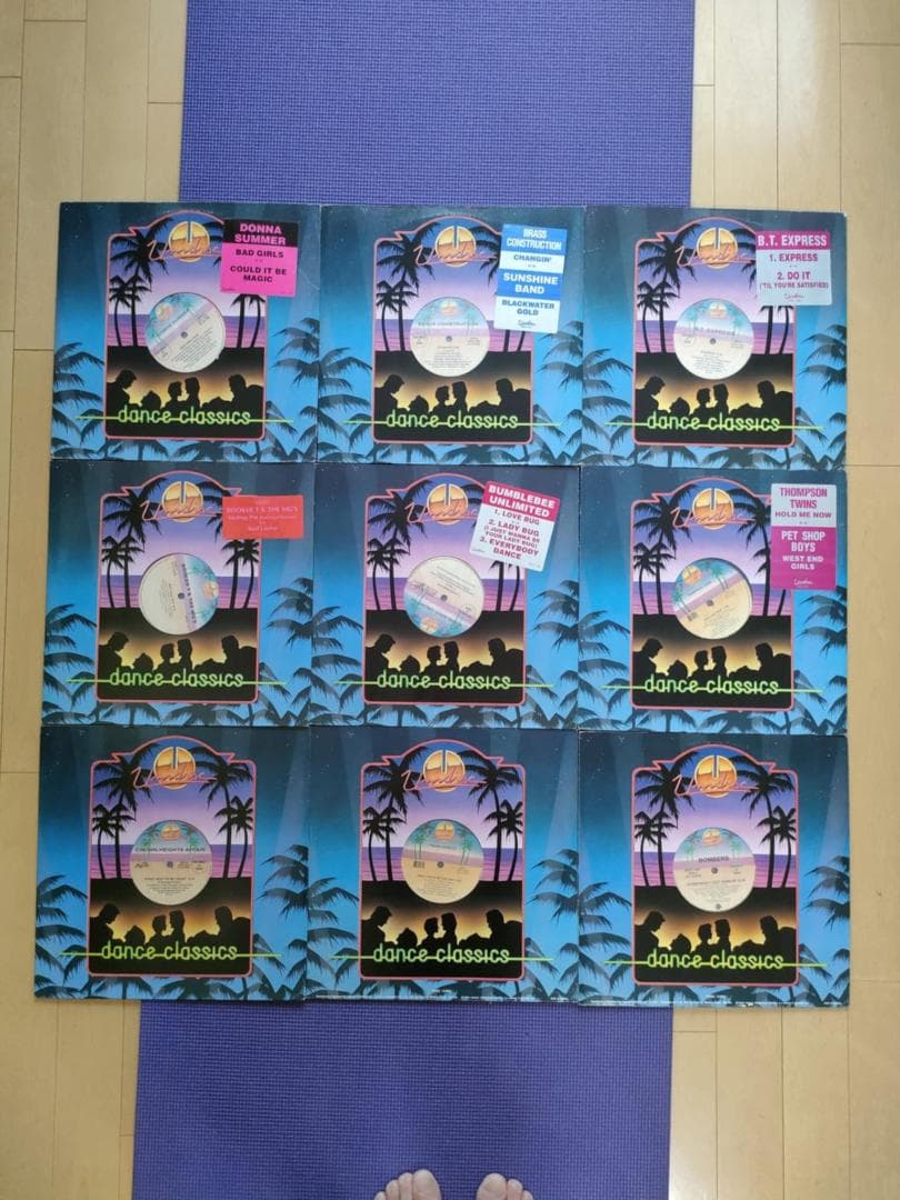 ダンスクラシックス/ディスコ/ガラージの大名曲12インチ　9枚セット　まとめ売り
