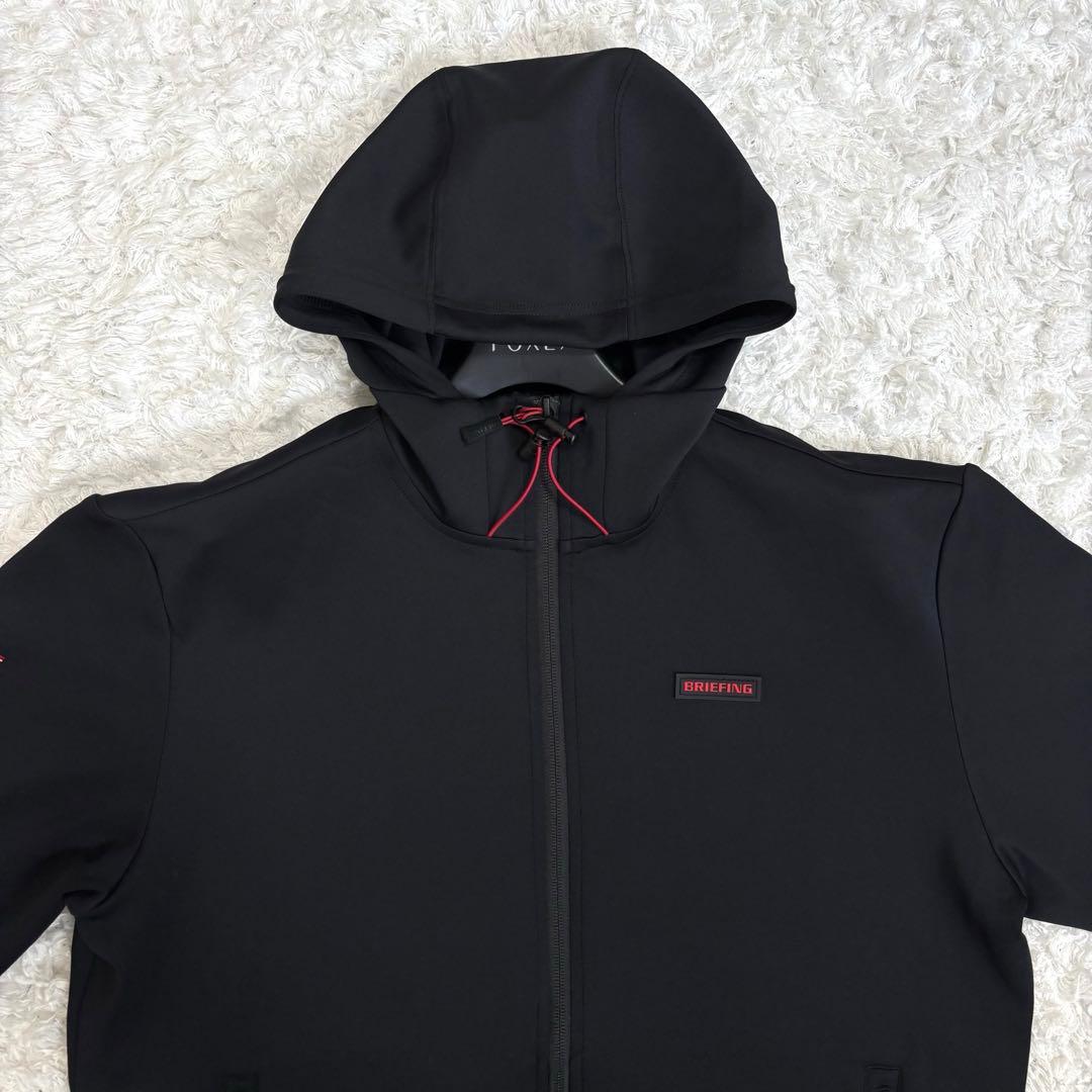 美品✨ BRIEFING ブリーフィング ゴルフ パーカー 3Dロゴ メンズ L