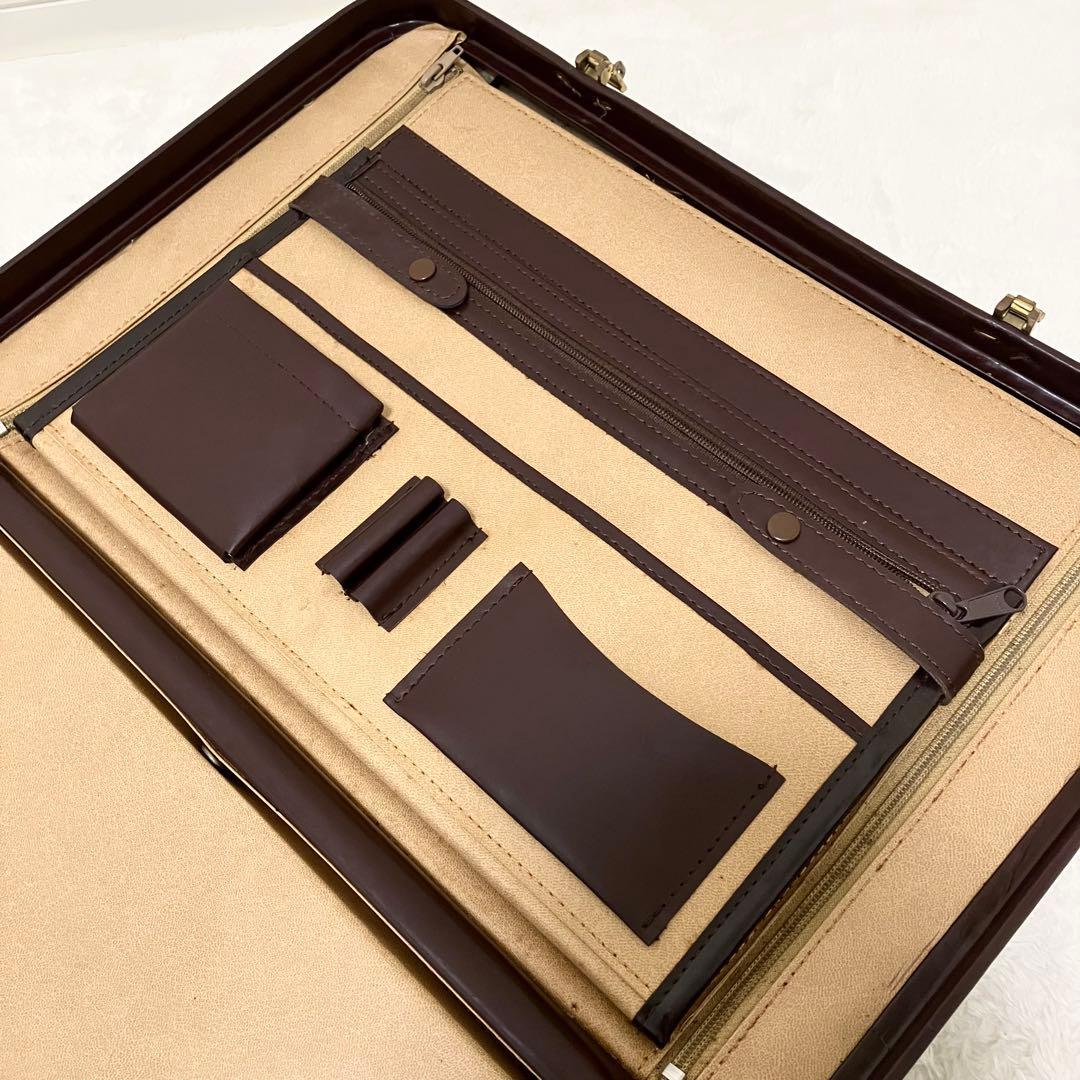 極希少 イタリア製 レザー トランク アンティーク アタッシュケース