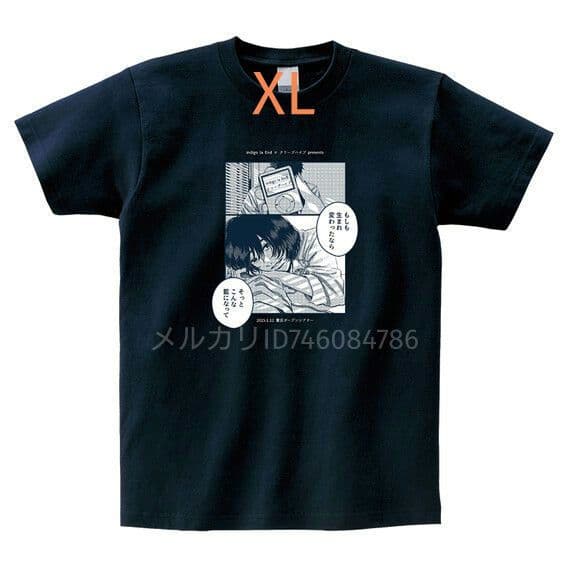 indigo la End × クリープハイプ Tシャツ ネイビー XL
