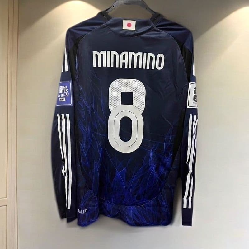 日本代表 MINAMINO 8 長袖 シャツ 南野拓実