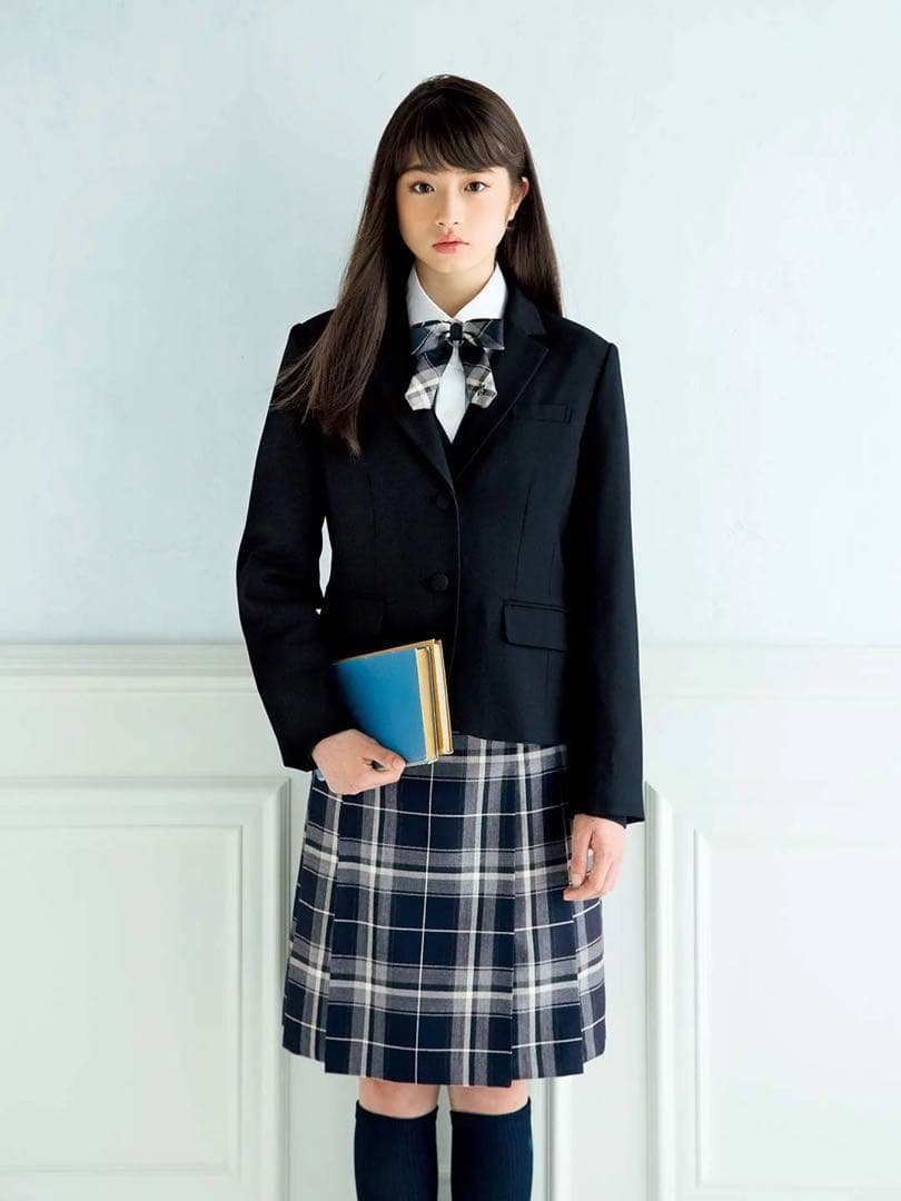 美品　ポンポネット ジュニア　M/150 お受験用　卒服　スーツ セット