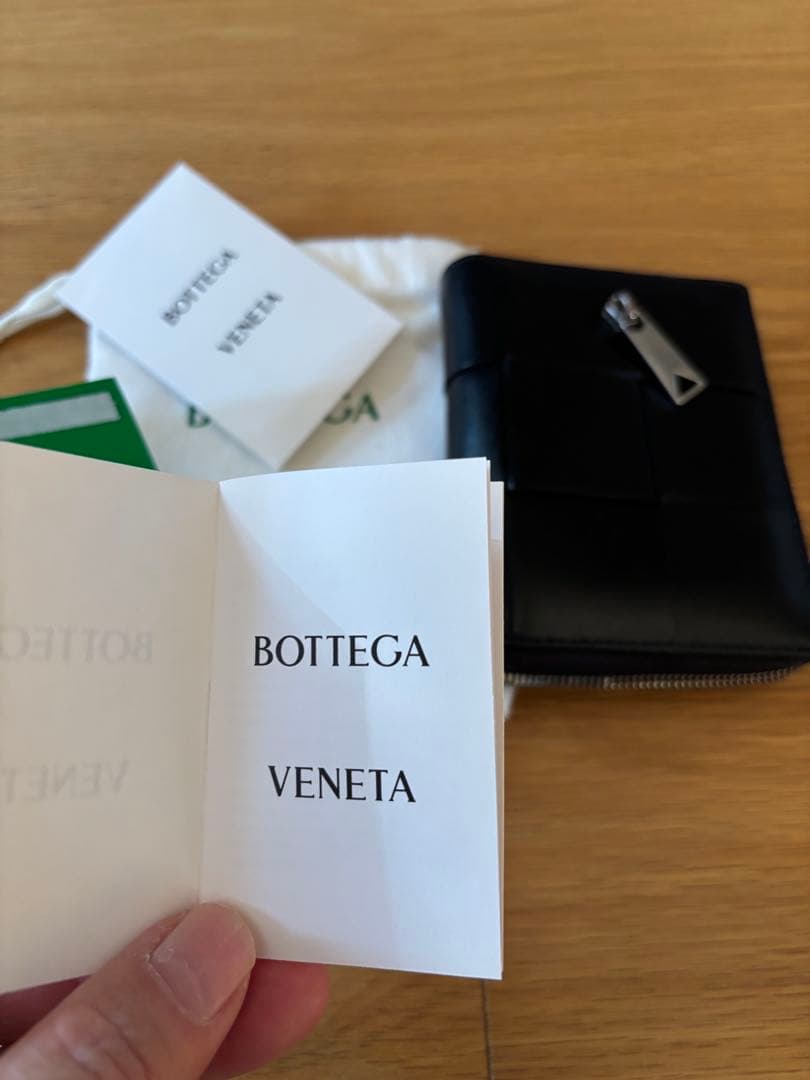 BOTTEGA VENETA 二つ折り財布 ブラック ボッテガ べネタ 訳あり