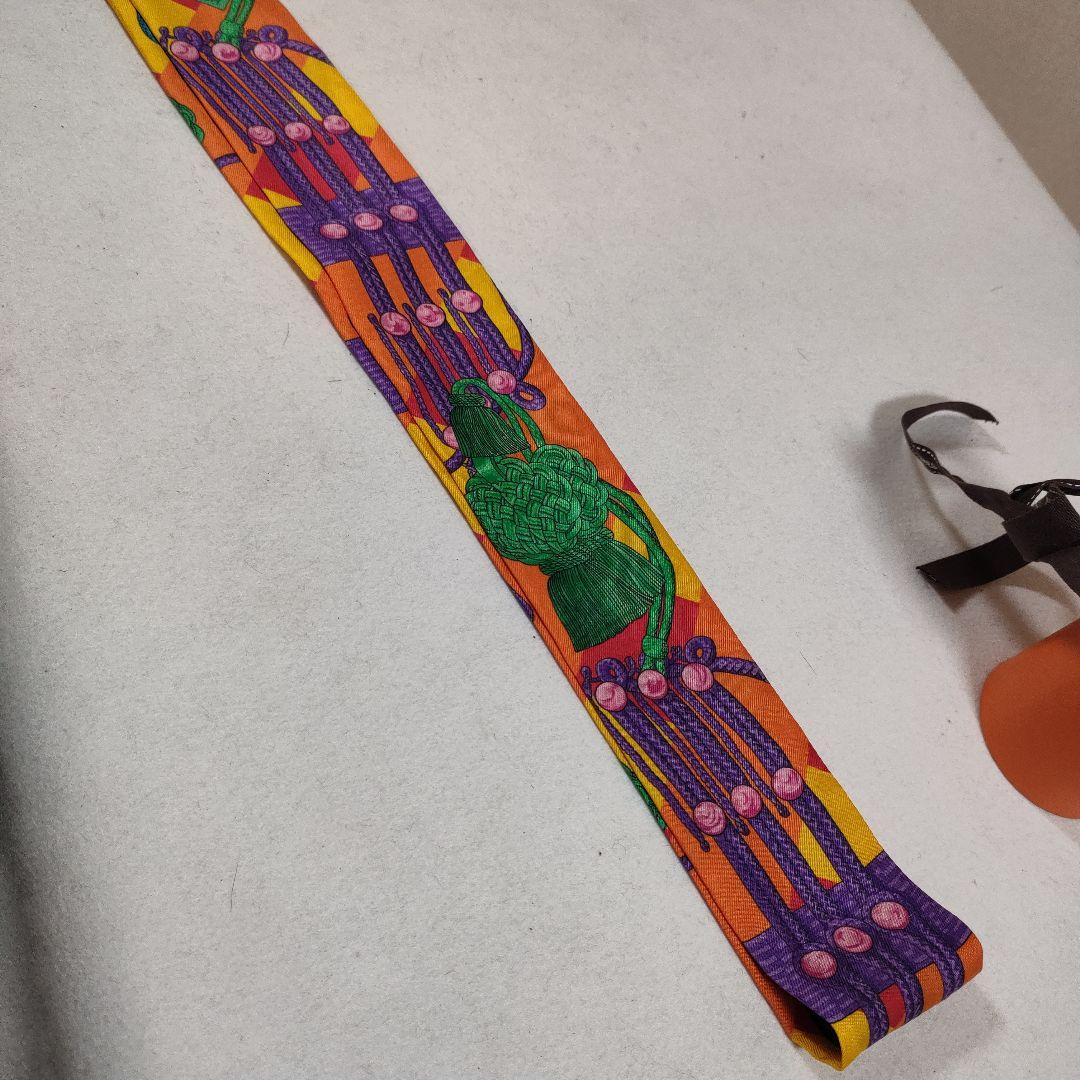 P1 超美品　エルメス　HERMES　ツイリー　スカーフ　シルク