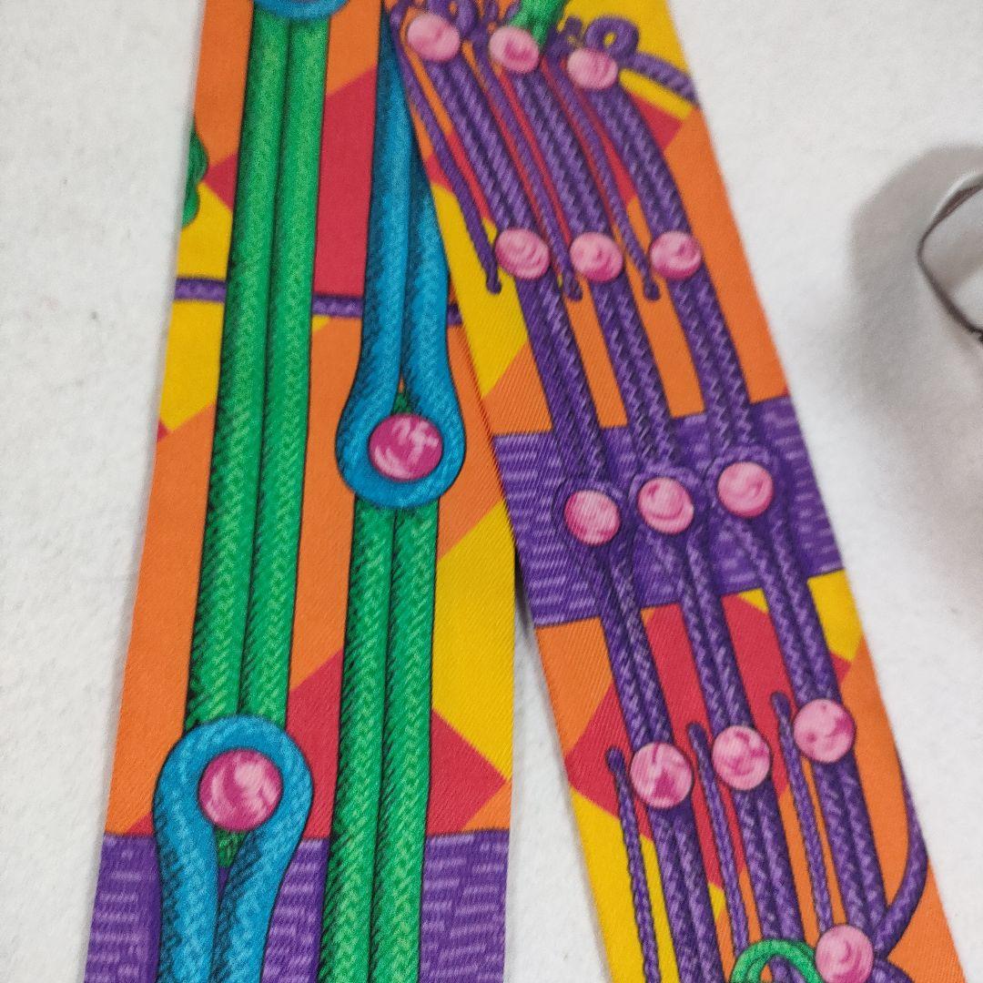 P1 超美品　エルメス　HERMES　ツイリー　スカーフ　シルク