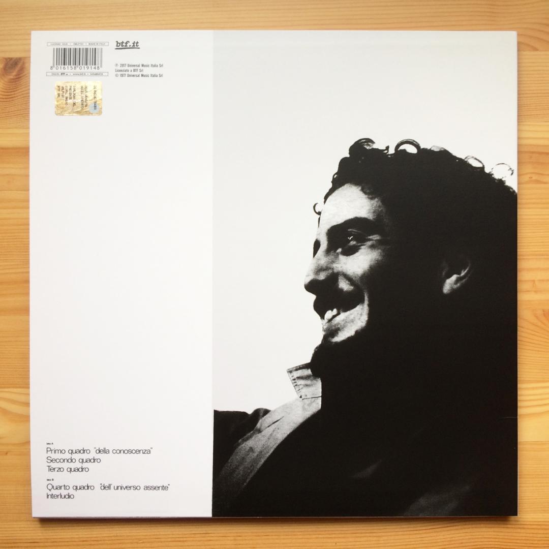 Luciano Cilio　クリアヴァイナル　未使用美品