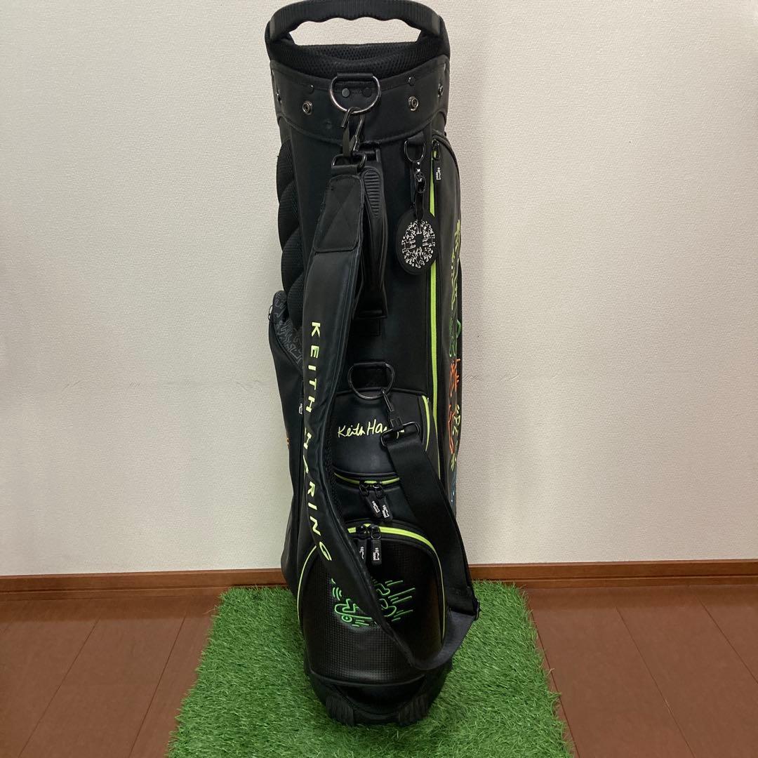 キースヘリング　キャディバッグ　上カバーなし