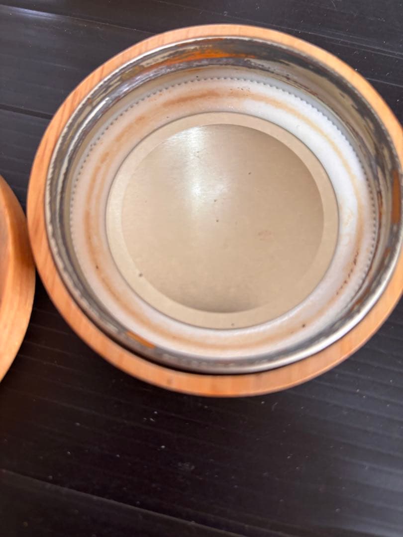 未使用ビンテージ❣️旧イマン ダイアナローズ ガラス木蓋キャニスター５個訳有特価