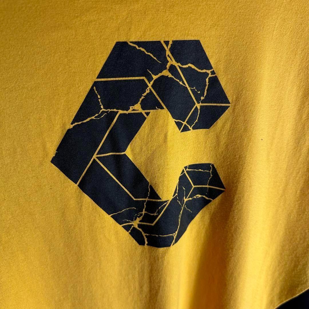 【人気色】クロノス タンクトップ 　センターロゴ　マスタード