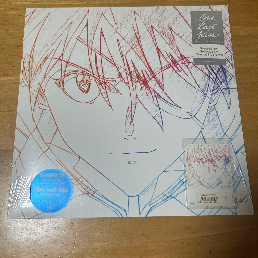 One Last Kiss EU直輸入　ブルーヴァイナル仕様　購入特典ステッカー