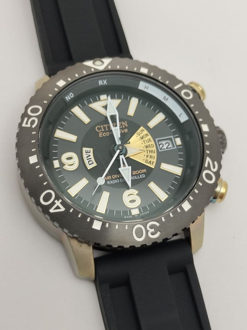 新品ベルト　シチズン　プロマスター　ダイバー　チタン　電波ソーラー　H112