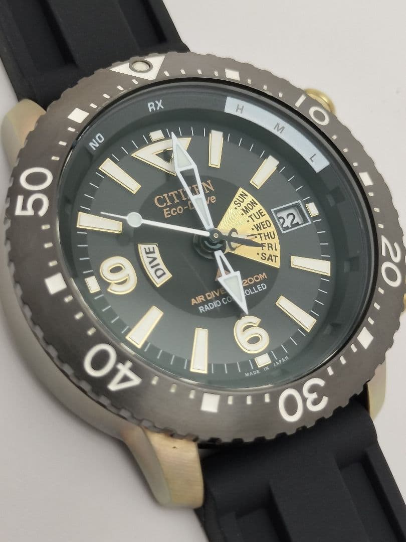 新品ベルト　シチズン　プロマスター　ダイバー　チタン　電波ソーラー　H112