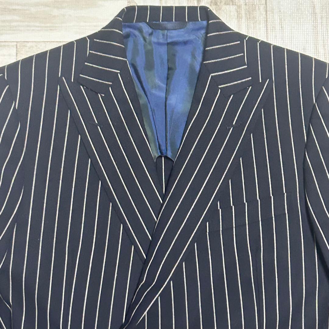 kekoman 美品】エルメネジルドゼニア　セットアップ　スーツ　ダブル