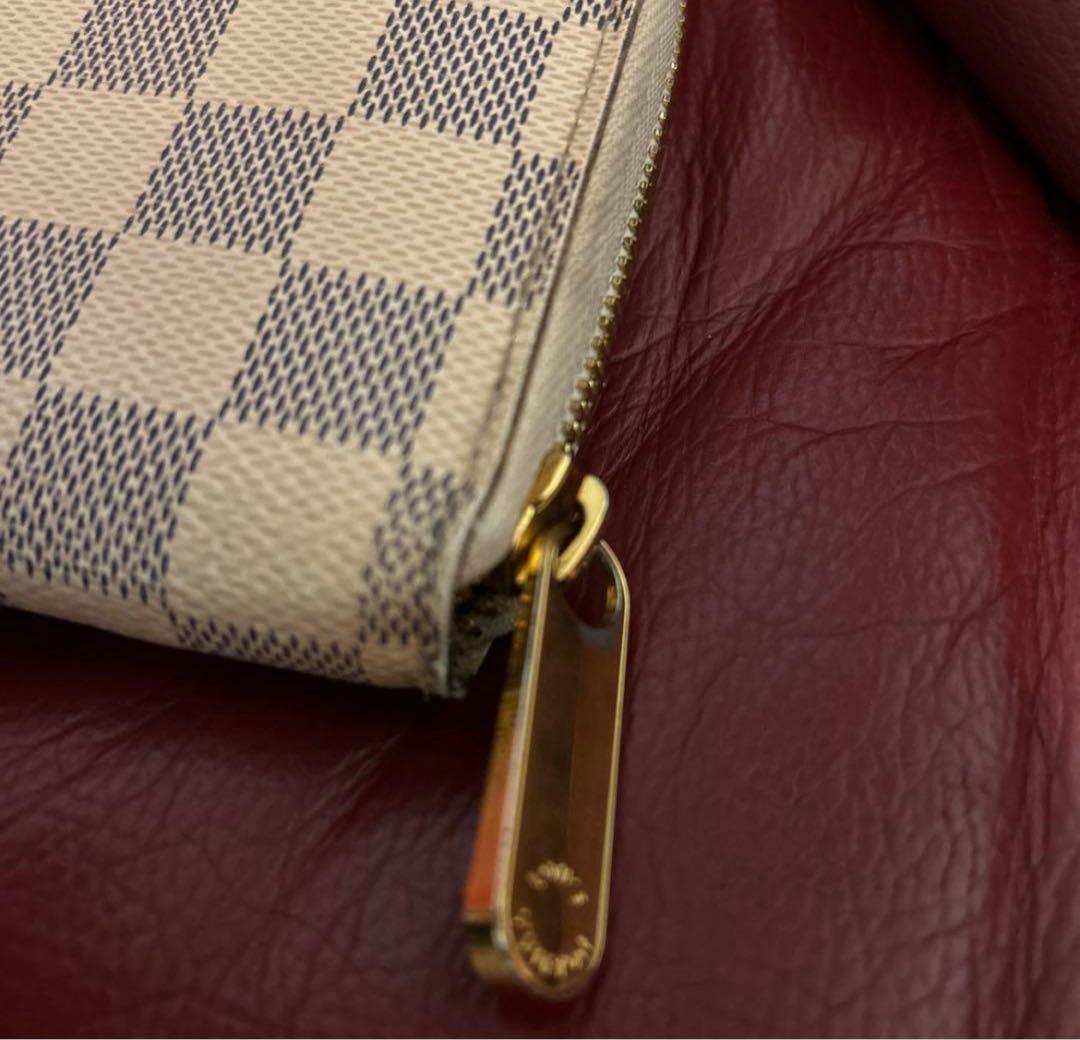 美品！ルイヴィトン アズール ジッピーウォレット