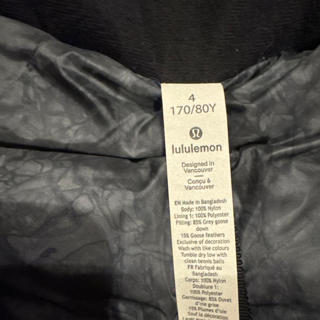 ルルレモン　ダウンベスト　ベスト　パッカブル　防寒　レディース