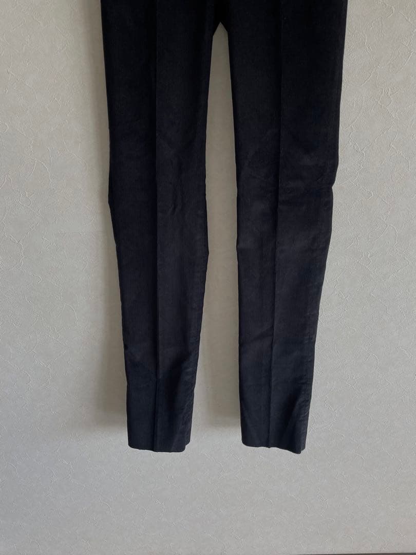 新品タグ付き RALPH LAURENコーデュロイパンツ　ブラック　イタリア製