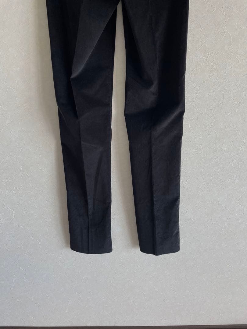 新品タグ付き RALPH LAURENコーデュロイパンツ　ブラック　イタリア製