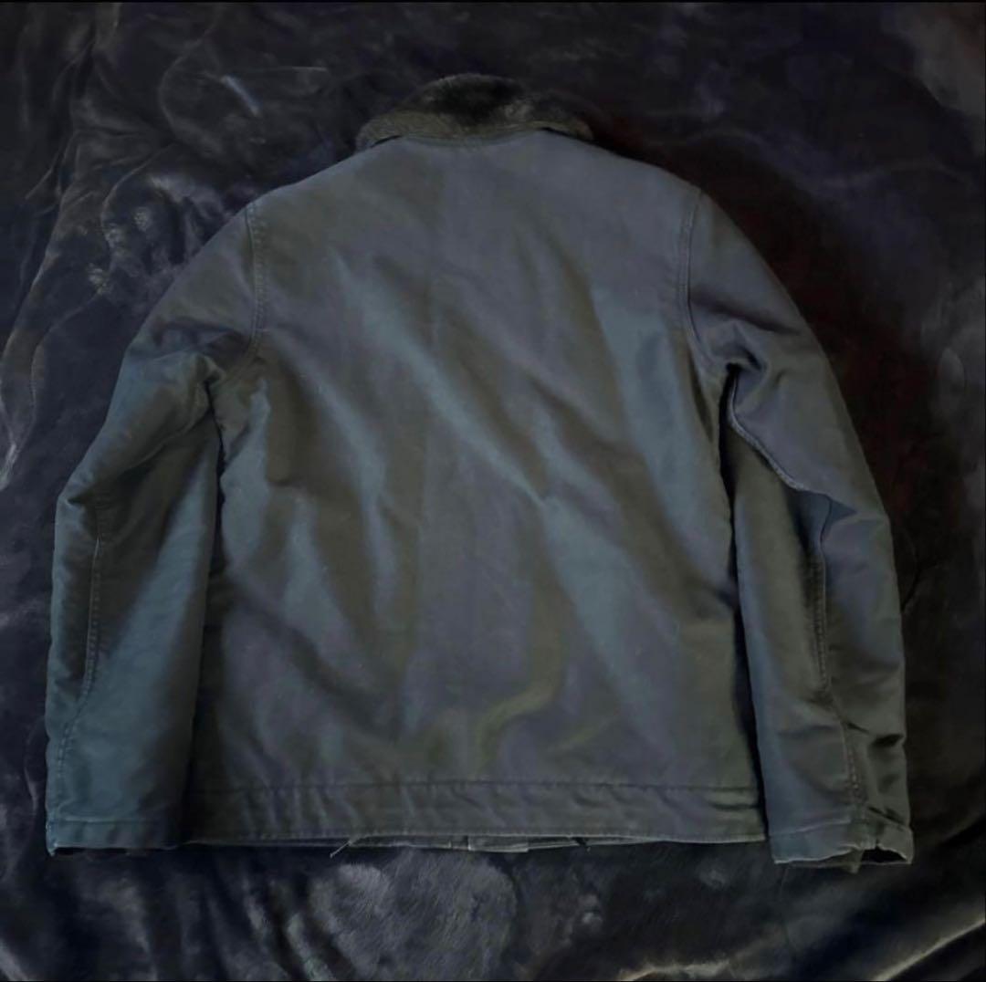 【美品】ALPHA x Lee N-1 デッキジャケット 黒【M】