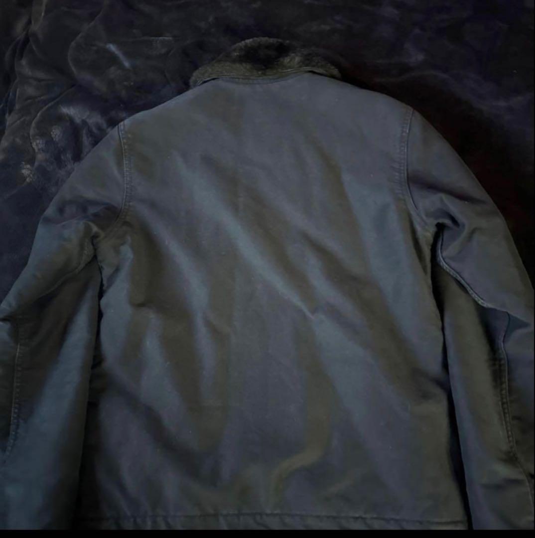 【美品】ALPHA x Lee N-1 デッキジャケット 黒【M】