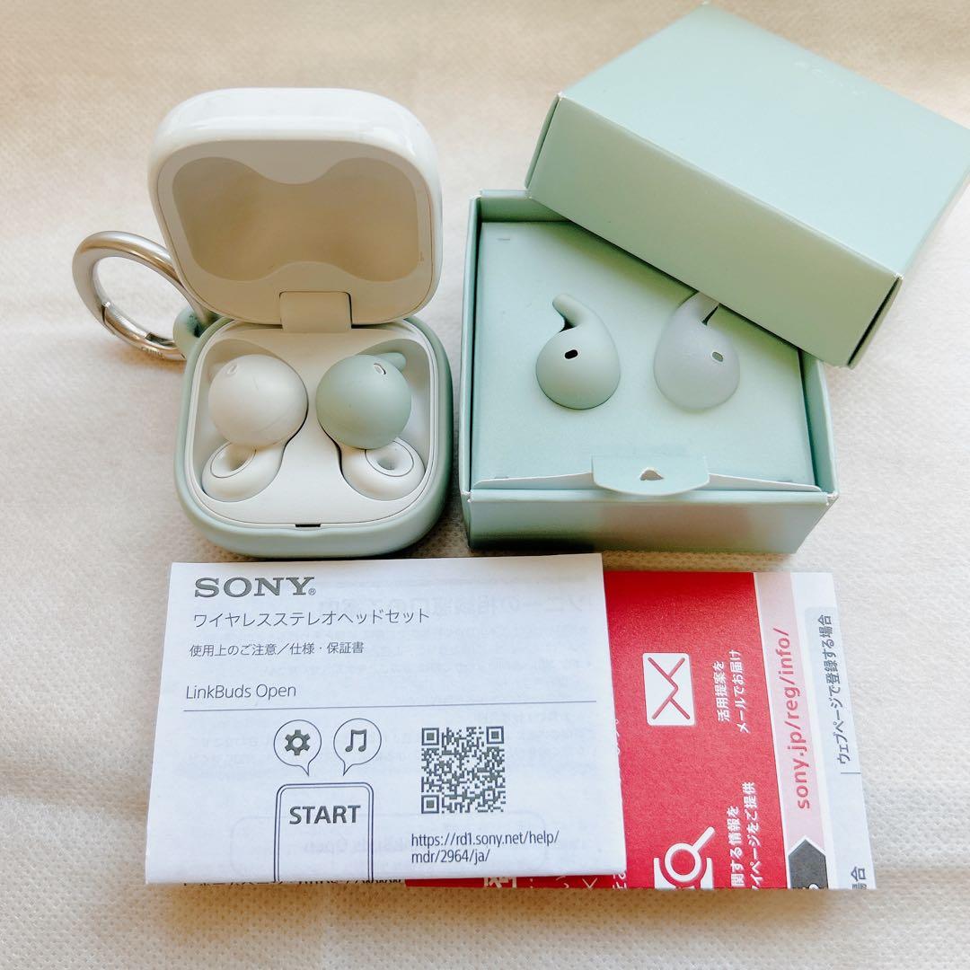SONY LinkBuds ワイヤレスイヤホン ホワイト・グリーン