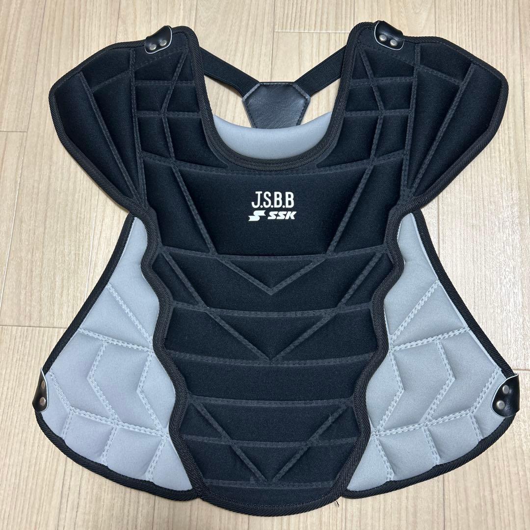 美品 SSK 少年 キャッチャー 防具 プロテクター レガース ２点セット