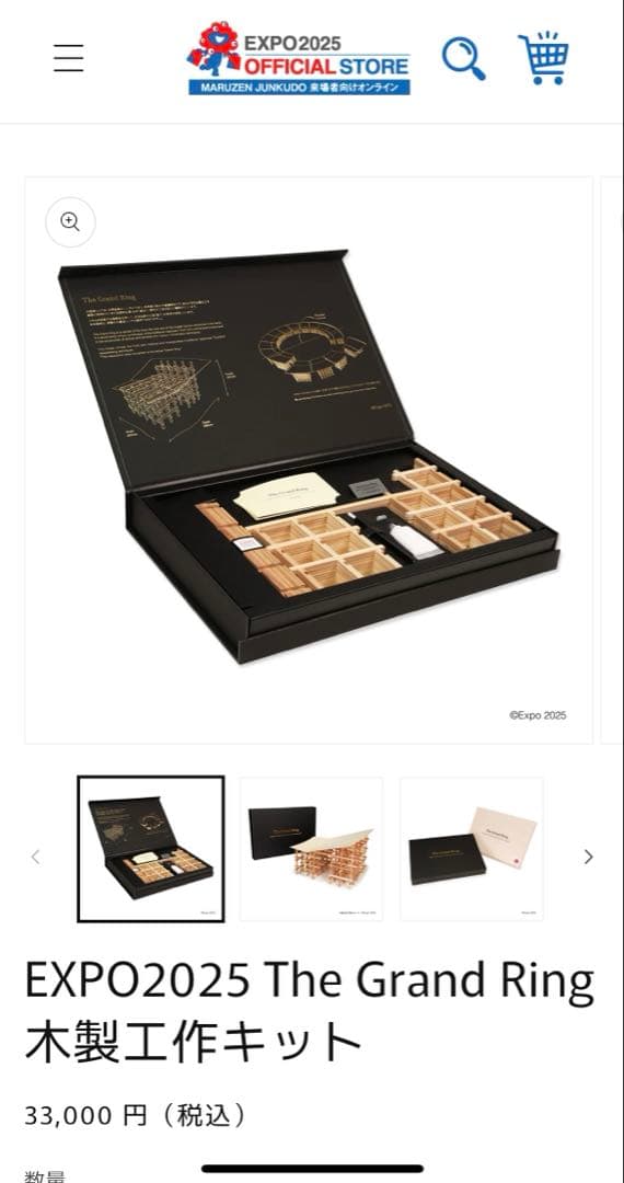 The Grand Ring - Expo 2025 Osaka 木製工作キット