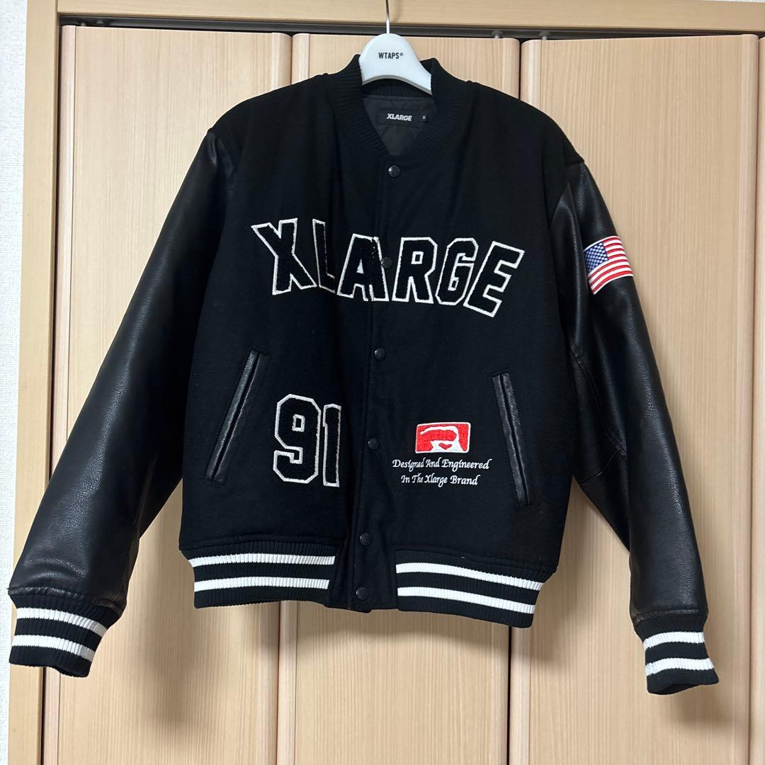 XLARGE スタジャン ゴリラロゴ刺繍